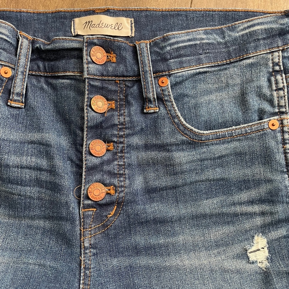 Madewell 10 inch high-rise skinny jeans